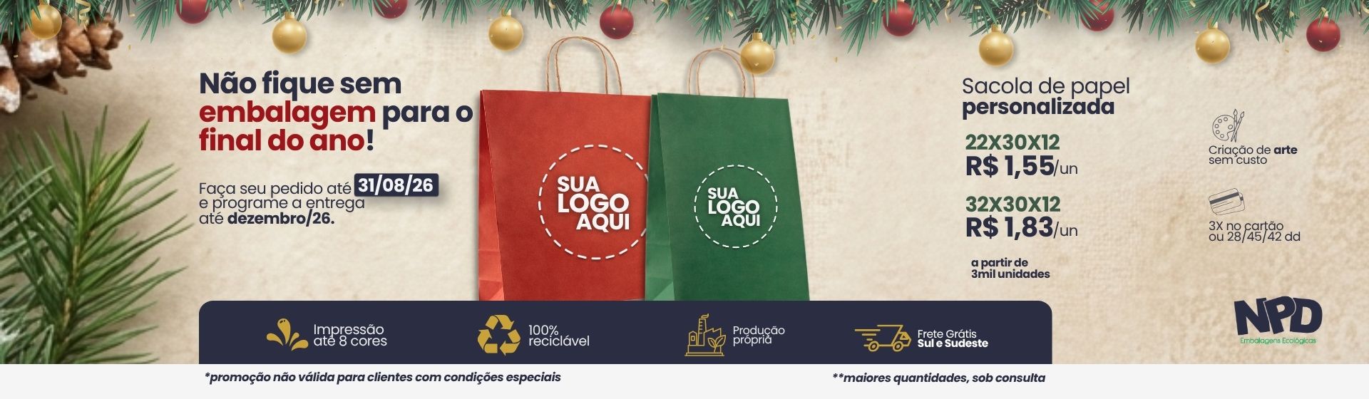 Sacolas Personalizadas