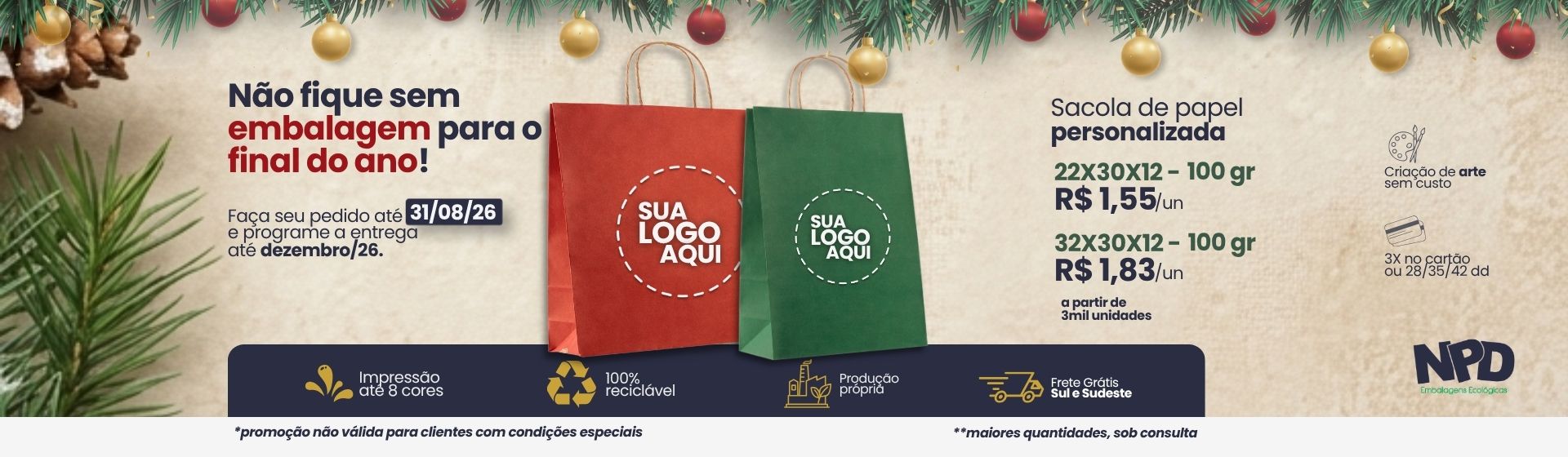 Sacolas Personalizadas
