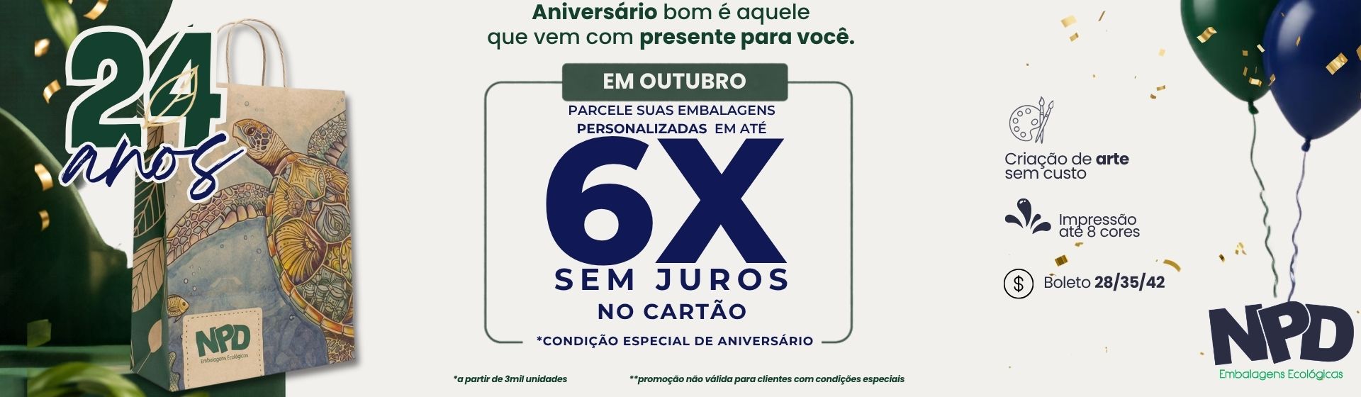 Até 6x Sem Juros no cartão