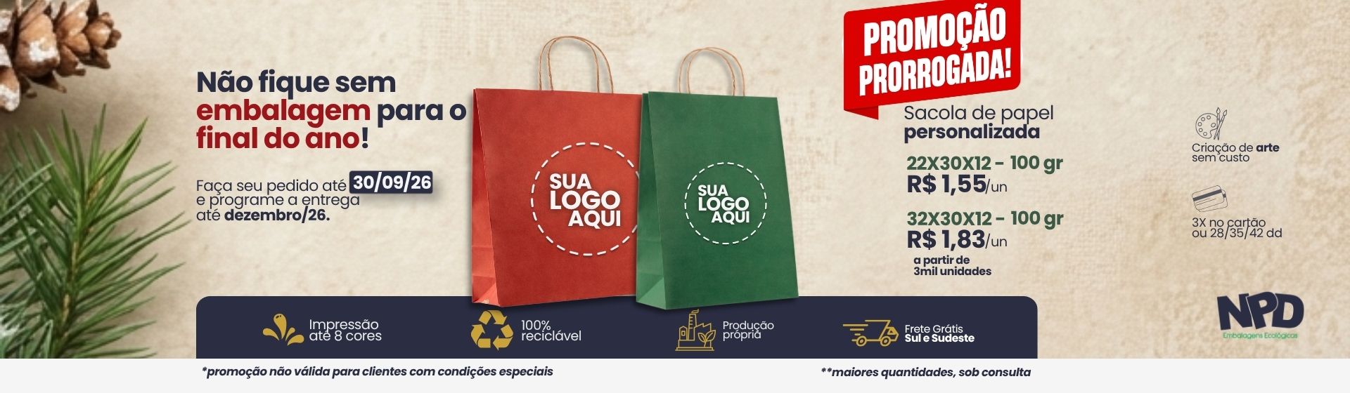Sacolas Personalizadas