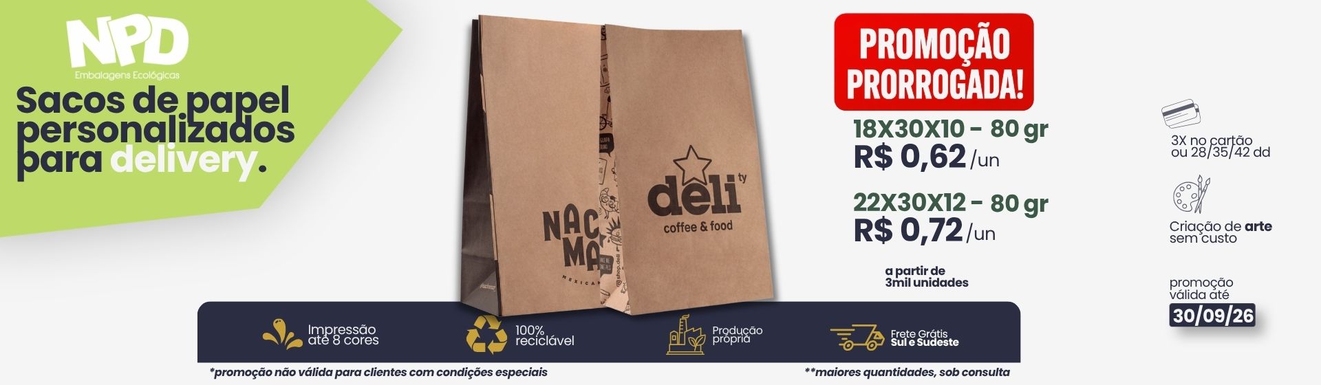 Sacos Personalizados para Delivery